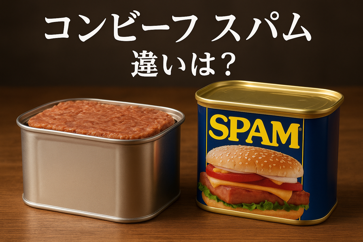 コンビーフ スパム 違いは？