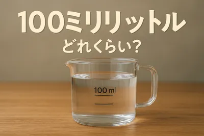 100ミリリットルどれくらい？