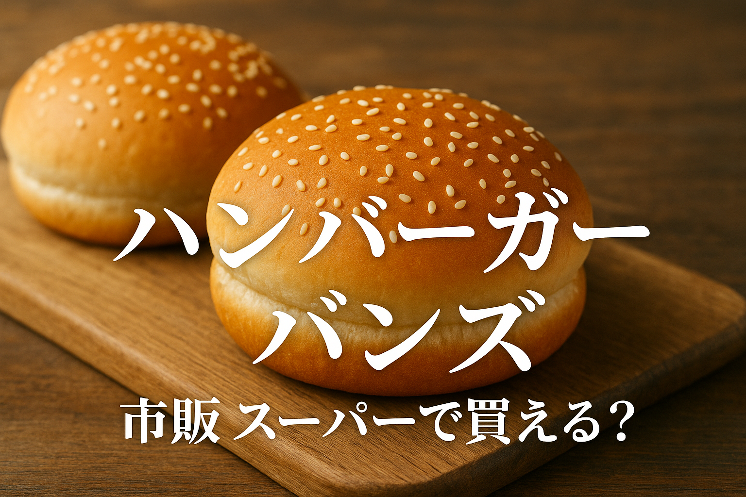 ハンバーガー バンズ 市販 スーパーで買える？