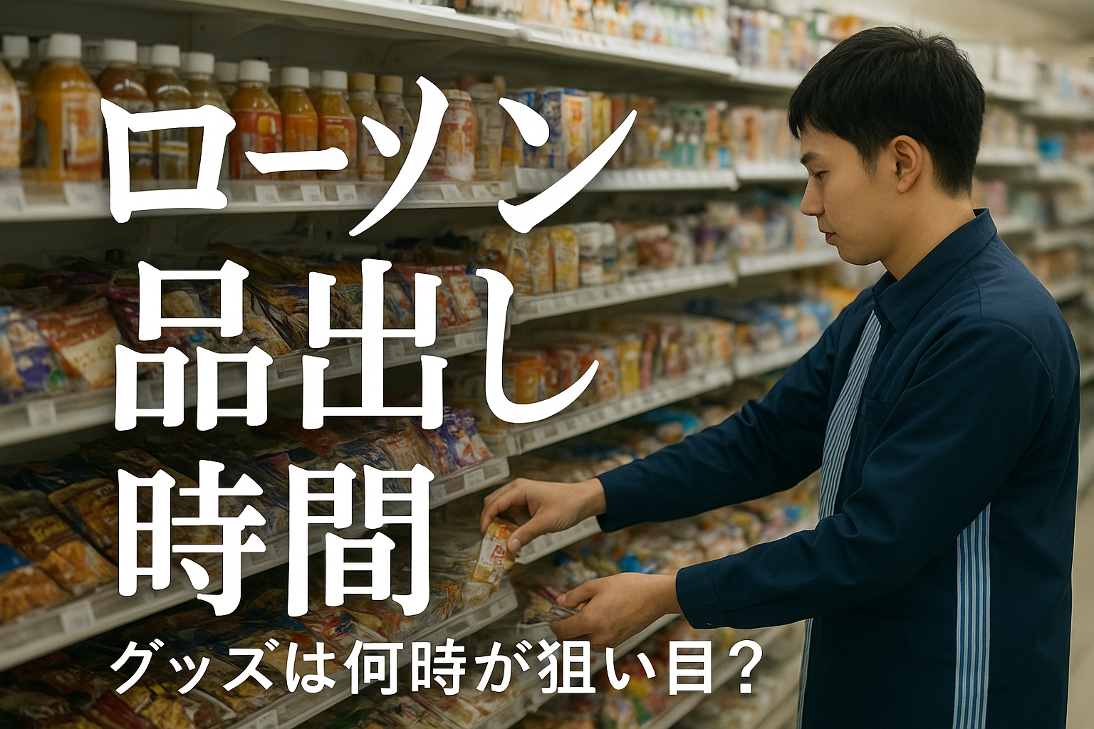 ローソン 品出し 時間 グッズは何時が狙い目？