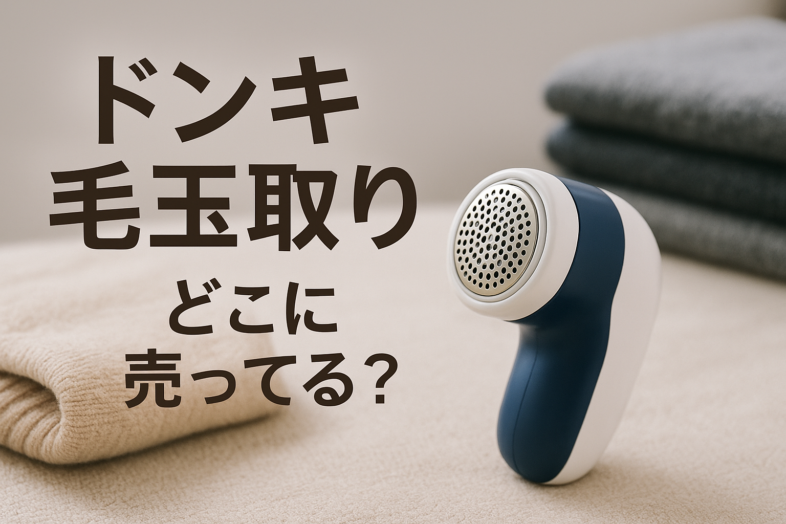 ドンキ 毛 玉取り どこに 売っ てる？