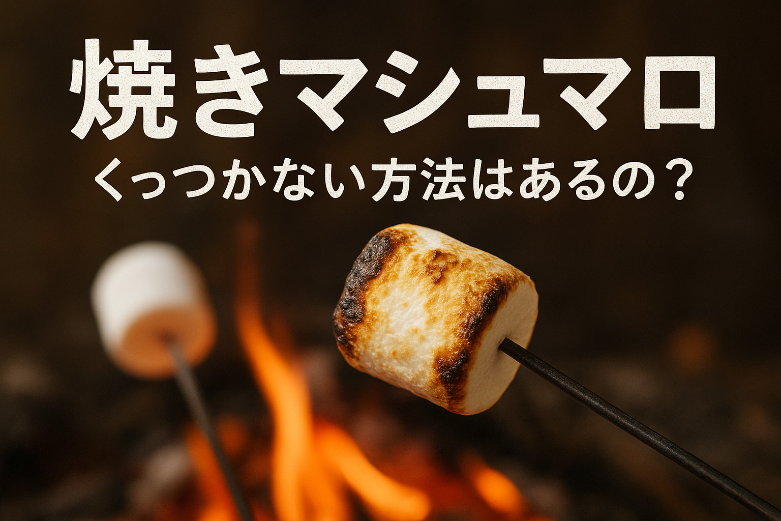 焼きマシュマロ くっつか ない 方法はあるの？