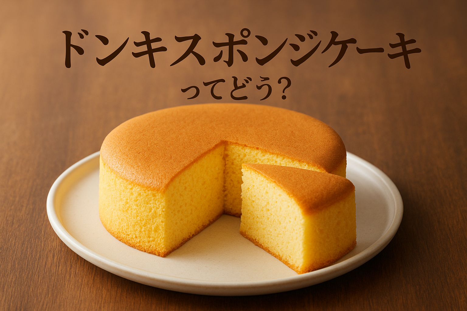 ドンキスポンジケーキってどう？