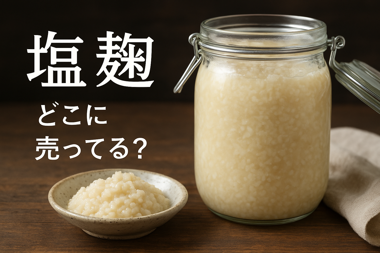 塩麹 どこに売ってる？