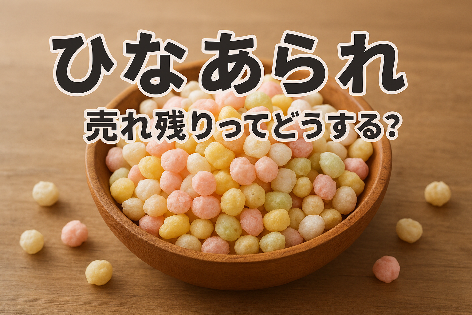 ひなあられ 売れ残りってどうする？