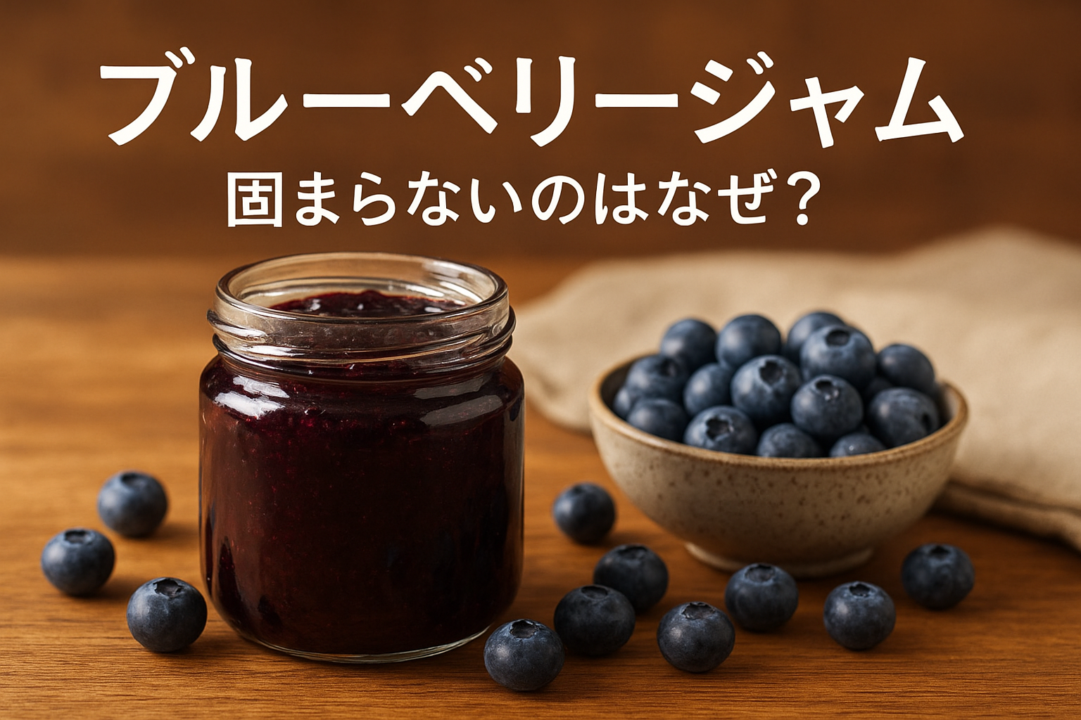 ブルーベリージャム 固まらないのはなぜ？