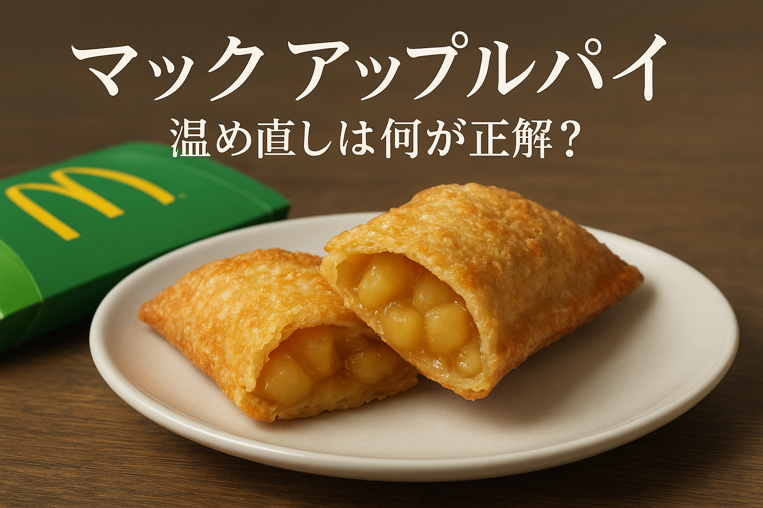 マック アップルパイ 温め直しは何が正解？