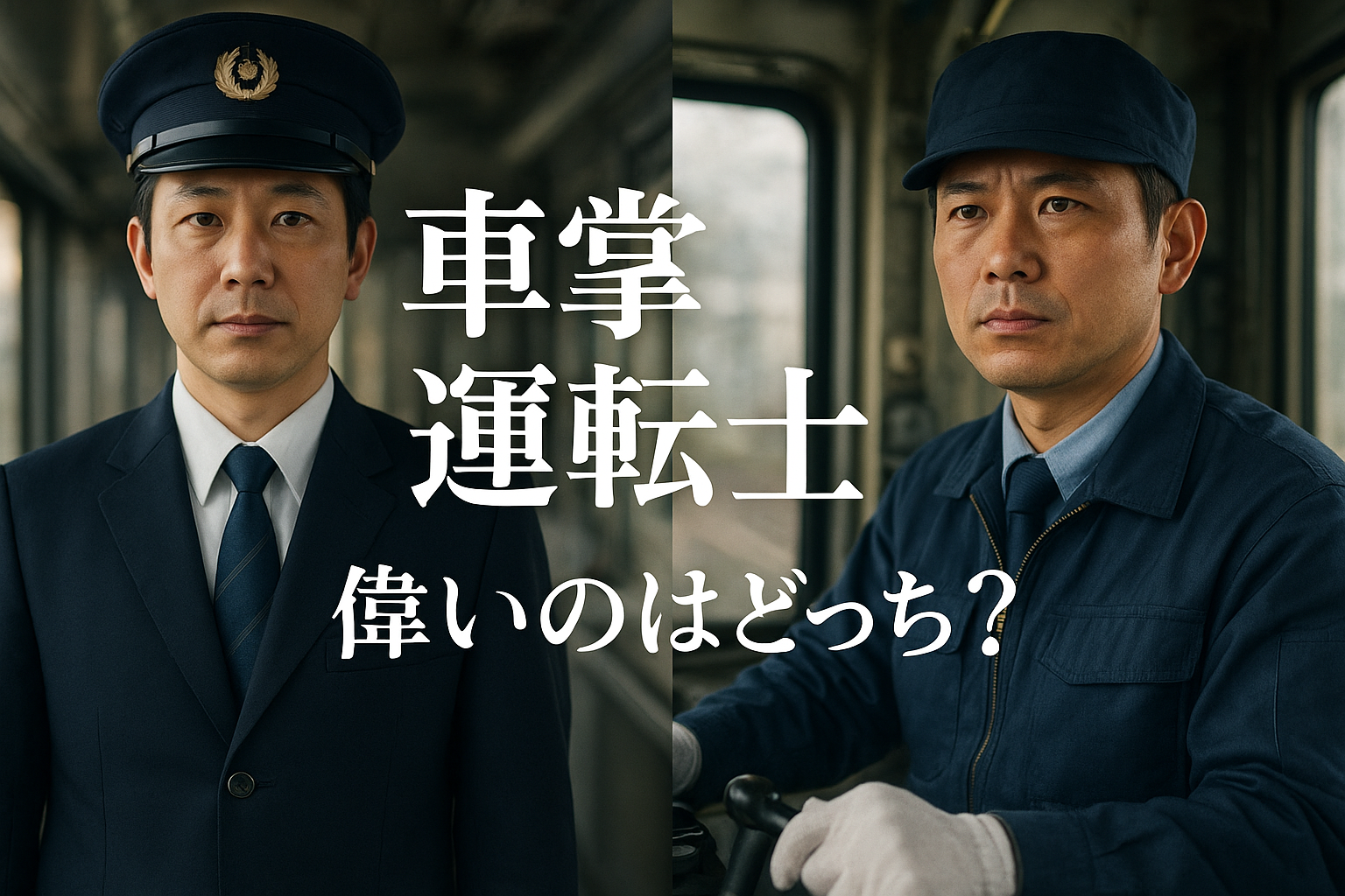 車掌 運転士 偉いのはどっち？