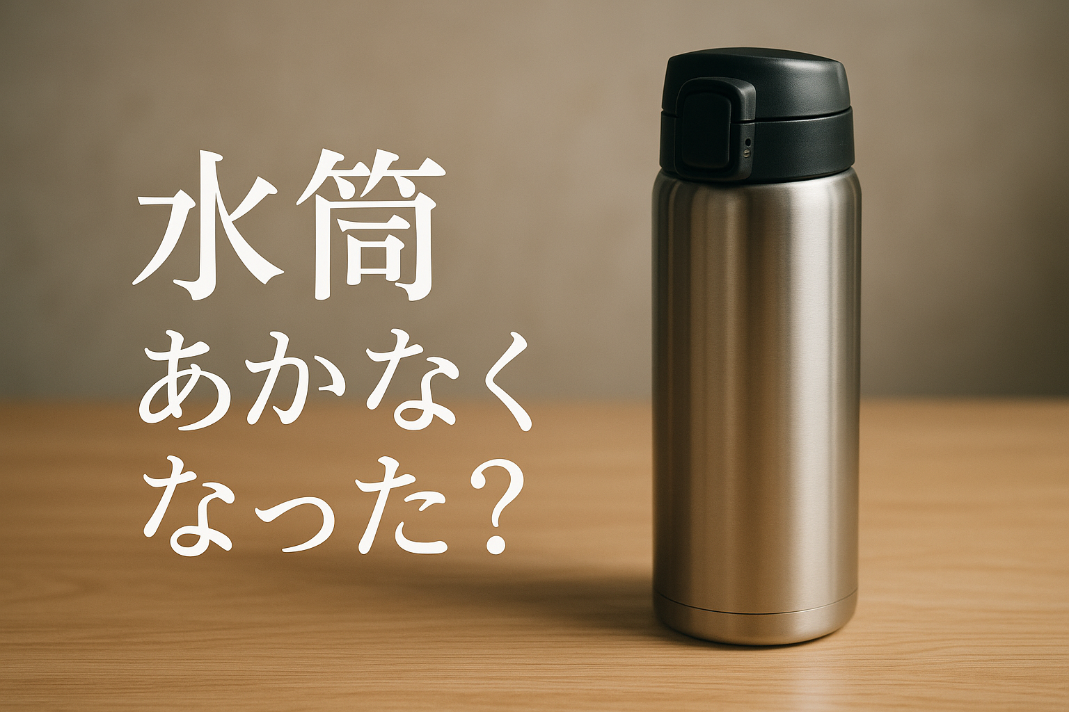 水筒あかなくなった?