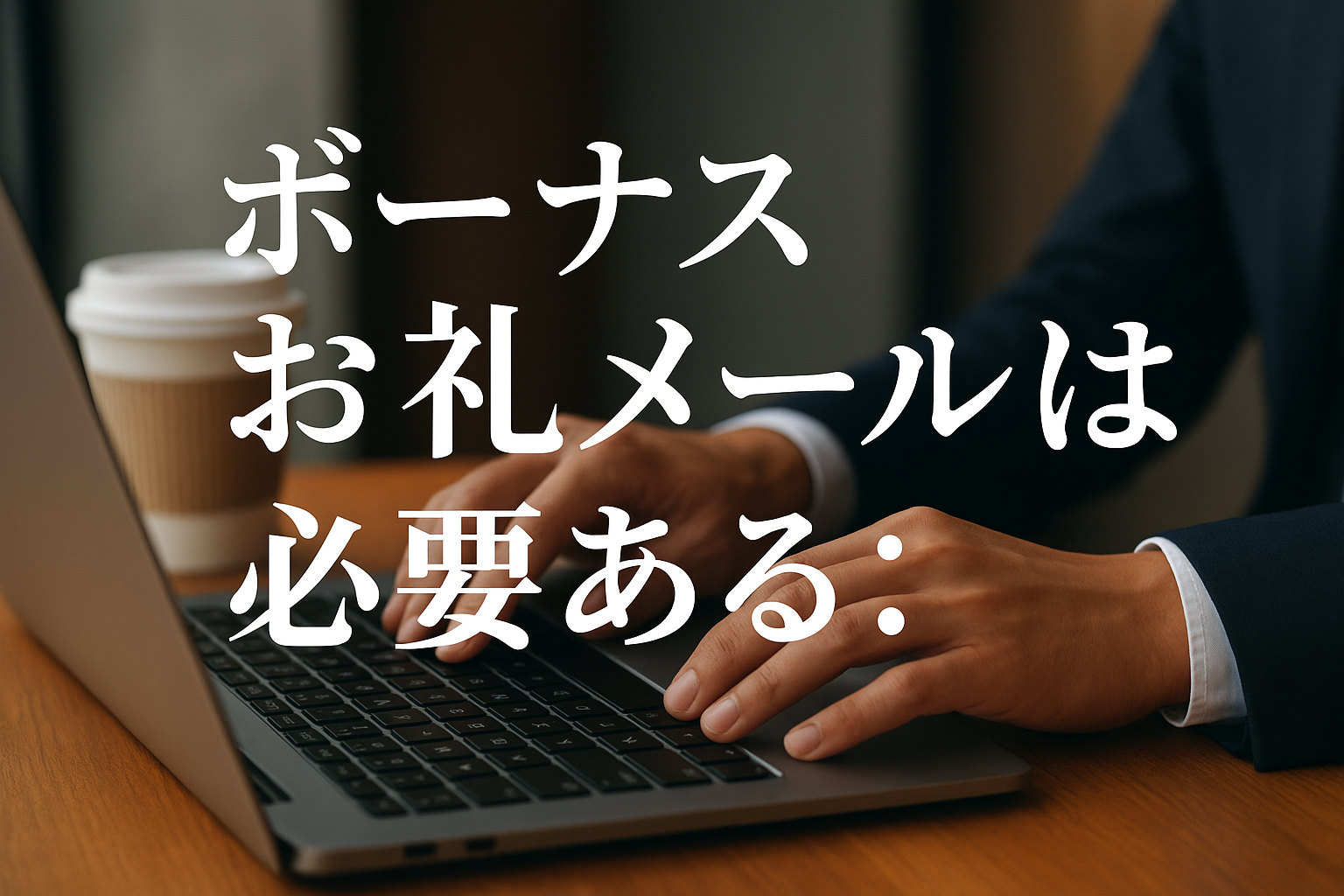 ボーナスお礼メールは必要ある？