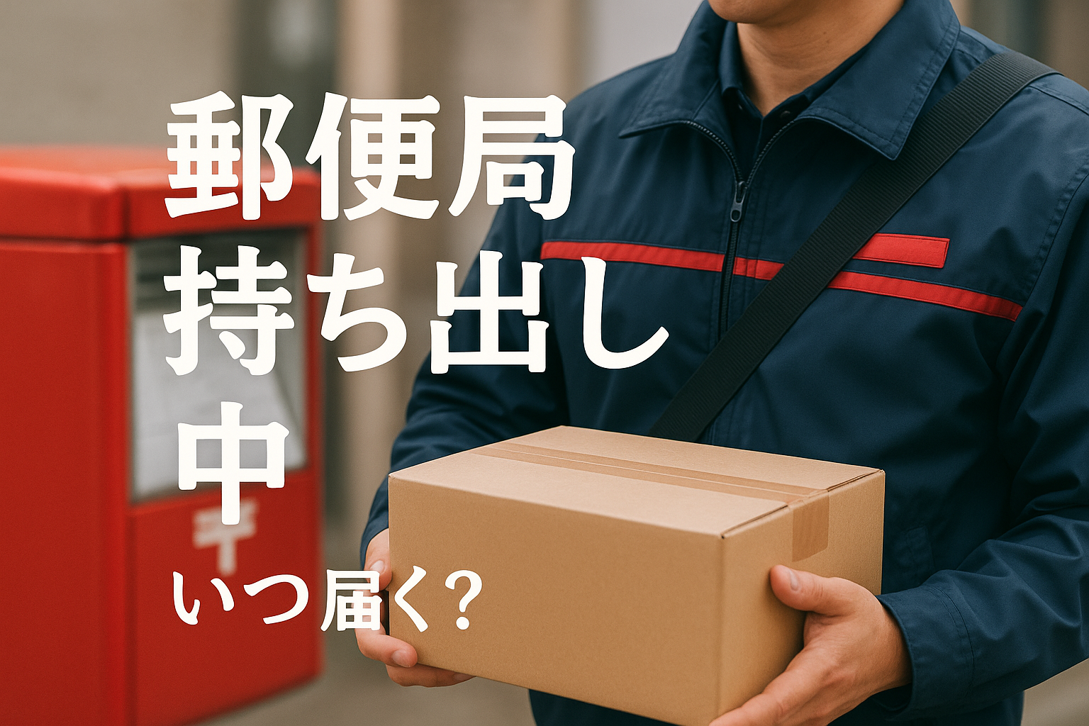 郵便局 持ち出し中 いつ届く？