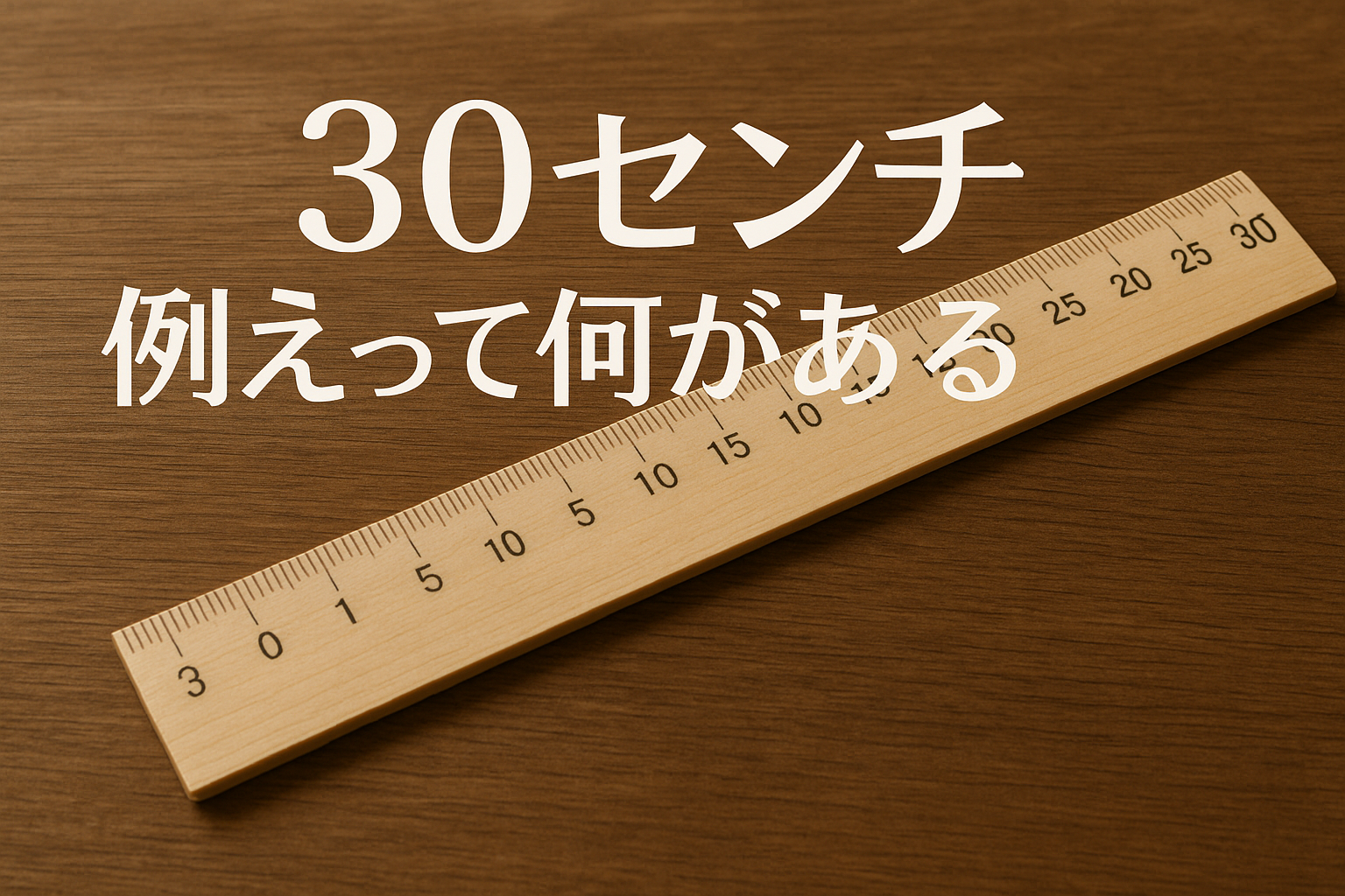 30センチ 例えって何がある?