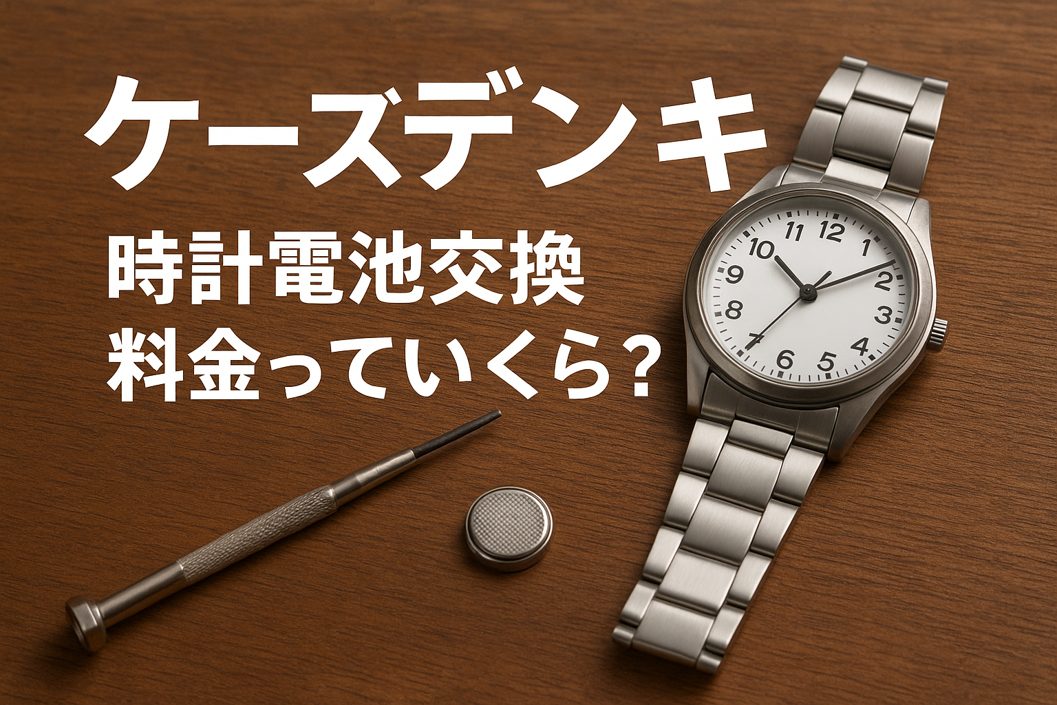 ケーズデンキ時計電池交換料金っていくら？