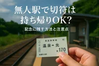 無人駅で切符は持ち帰りOK？記念に残す方法と注意点