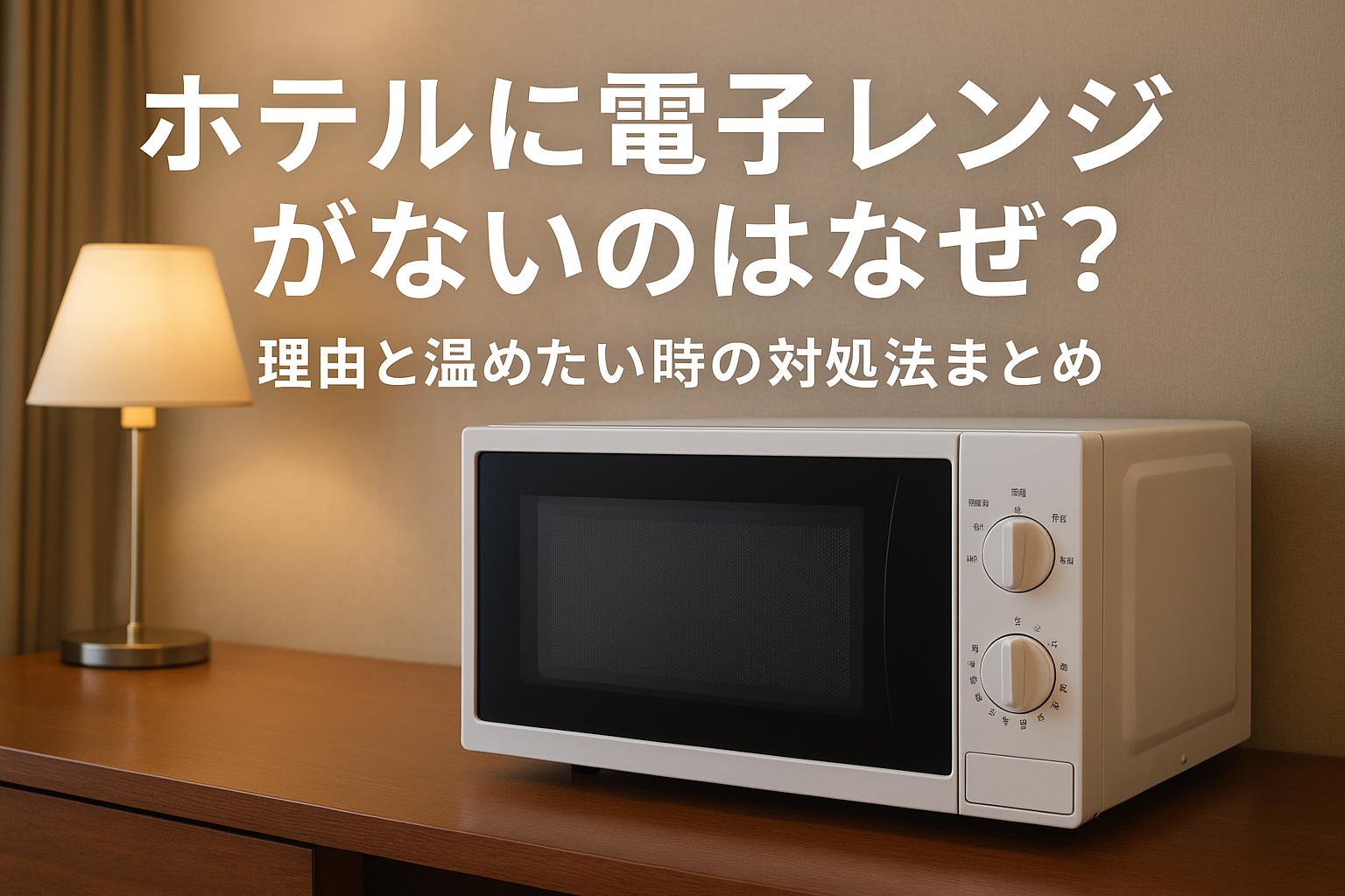 ホテルに電子レンジがないのはなぜ？理由と温めたい時の対処法まとめ