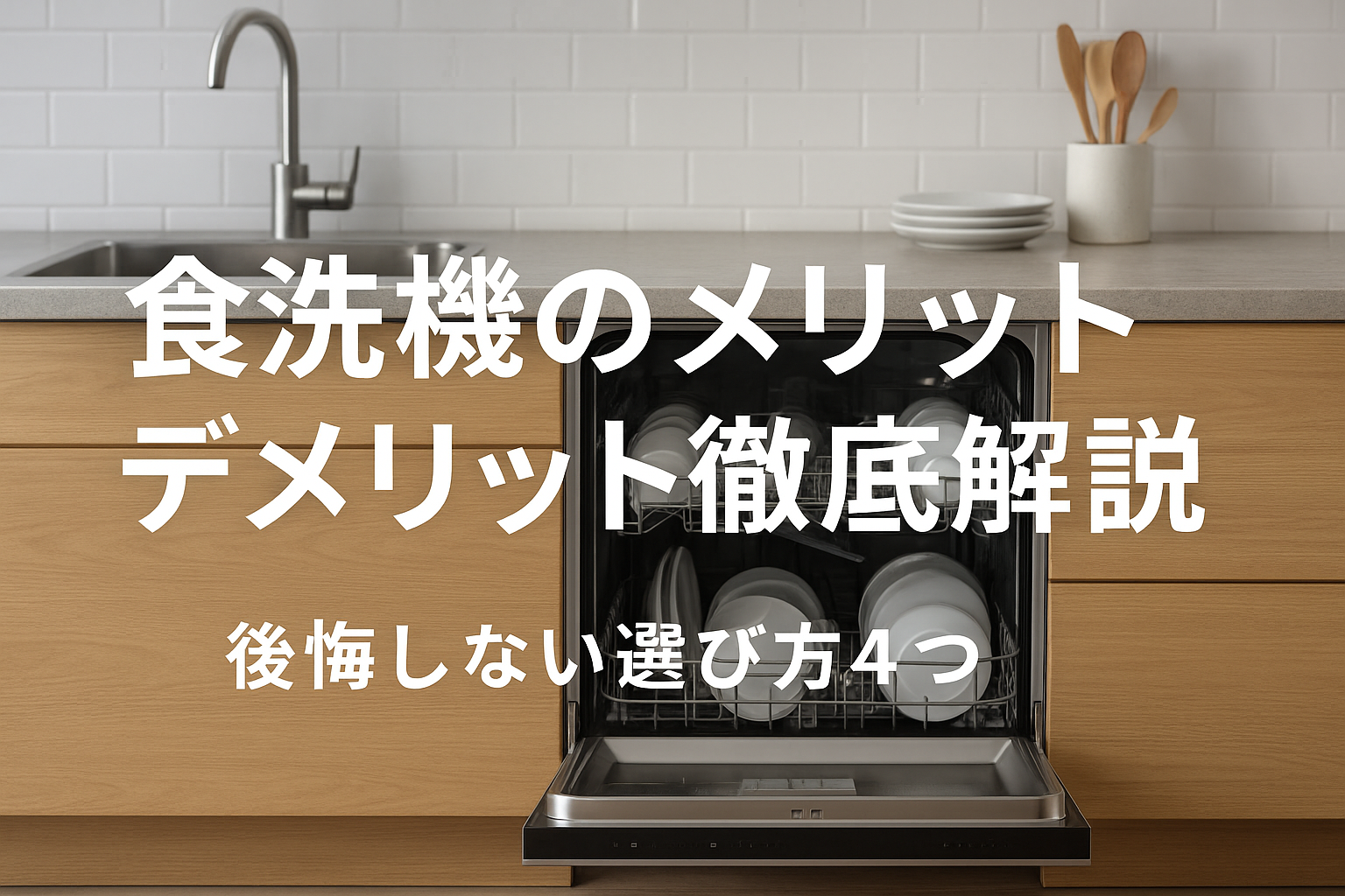 食洗機のメリットデメリット徹底解説｜後悔しない選び方4つ