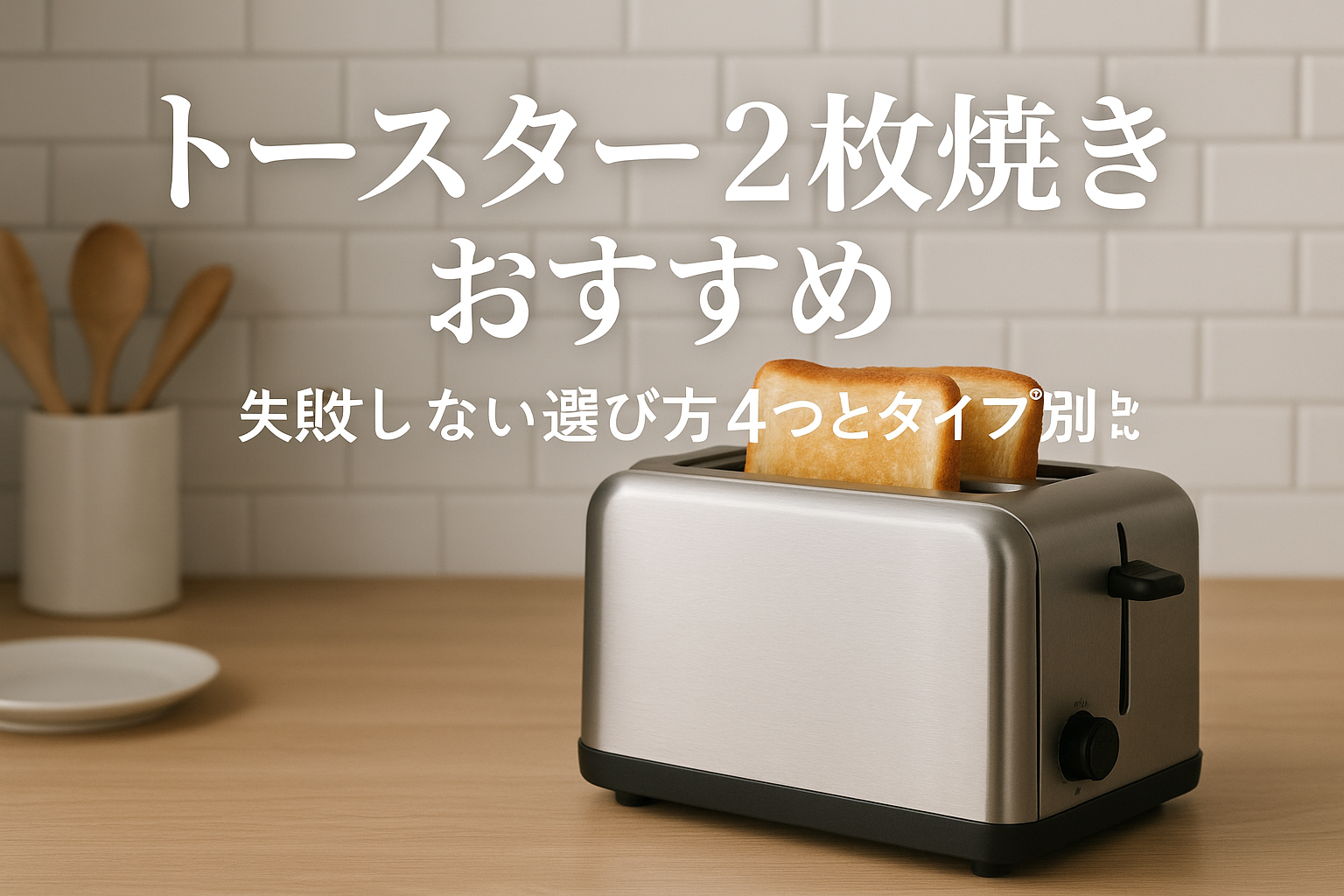 トースター2枚焼きおすすめ｜失敗しない選び方4つとタイプ別比較