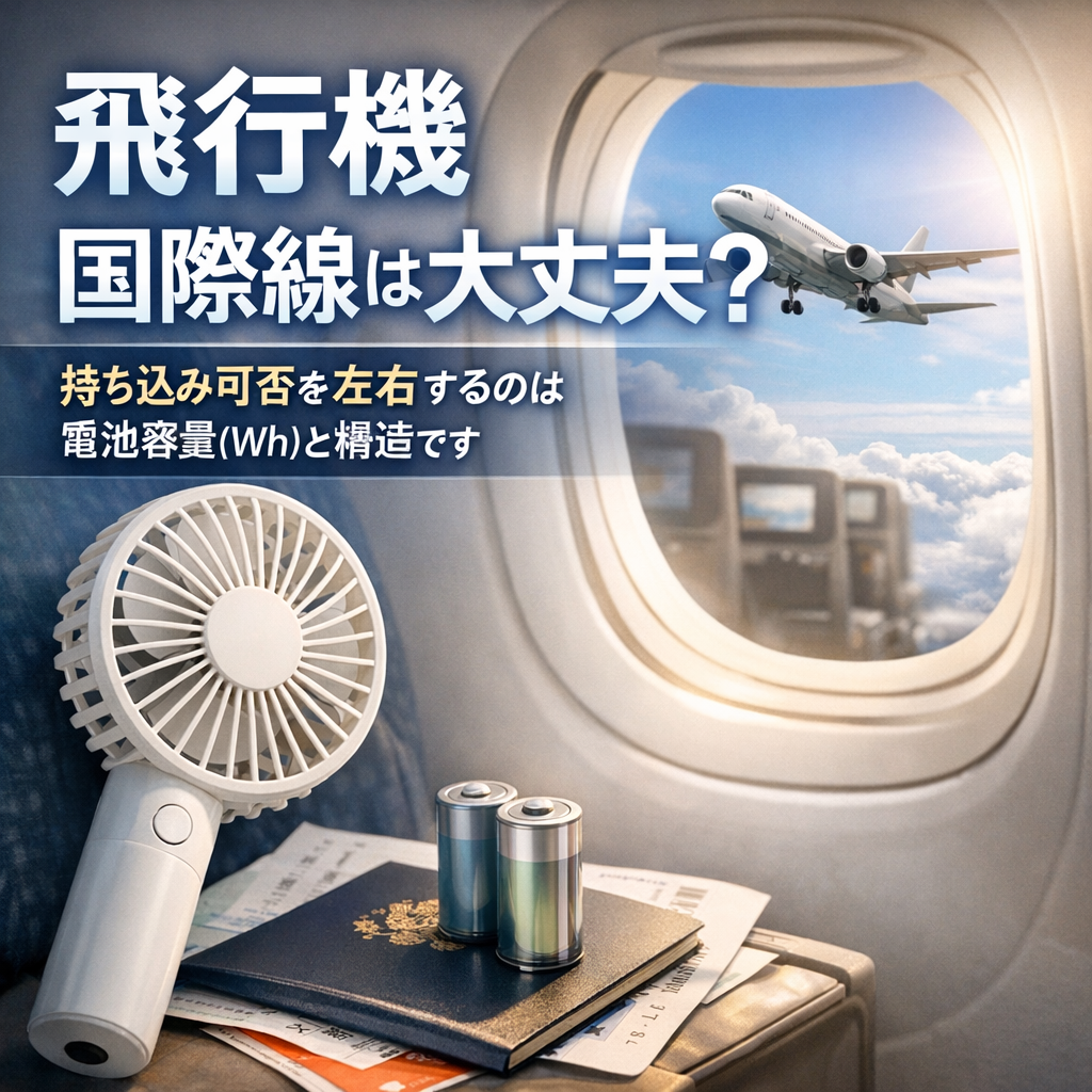 持ち込み可否を左右するのは電池容量（Wh）と構造です