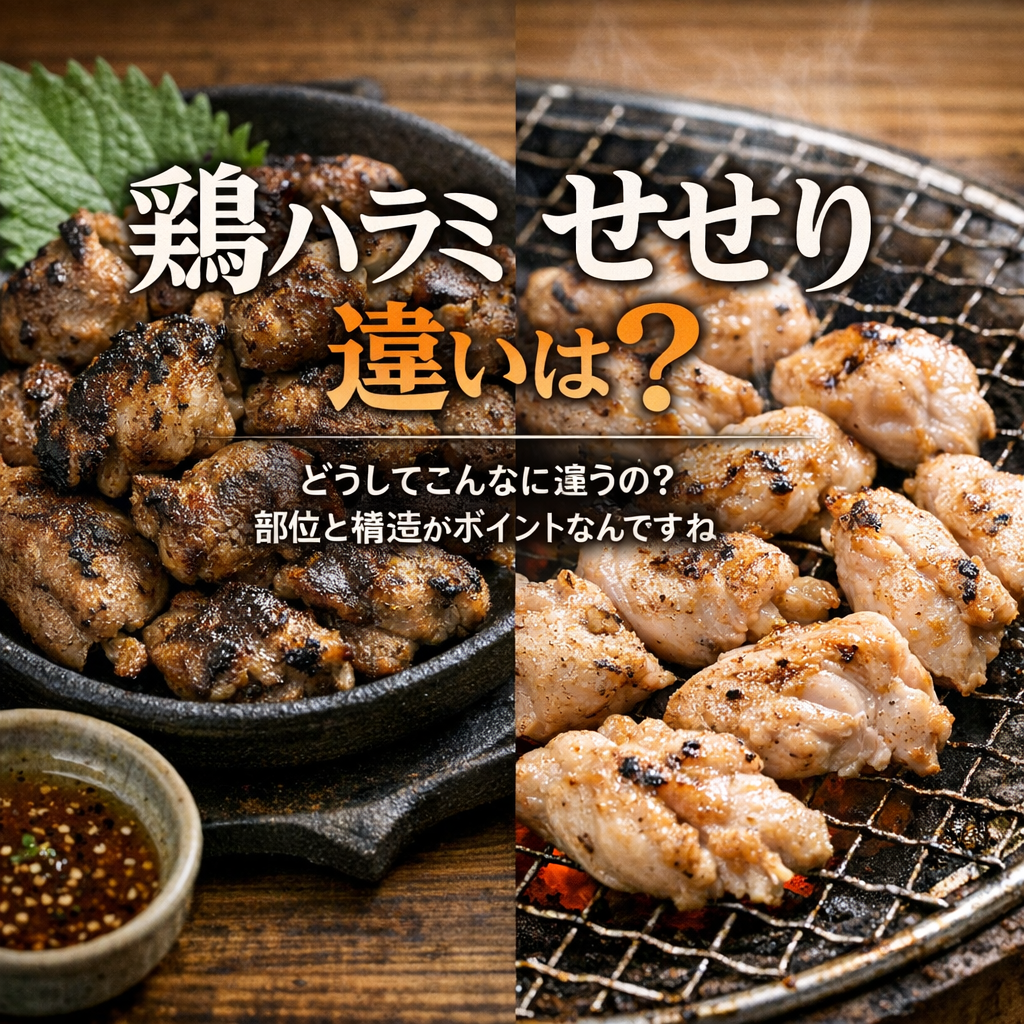 どうしてこんなに違うの？部位と構造がポイントなんですね