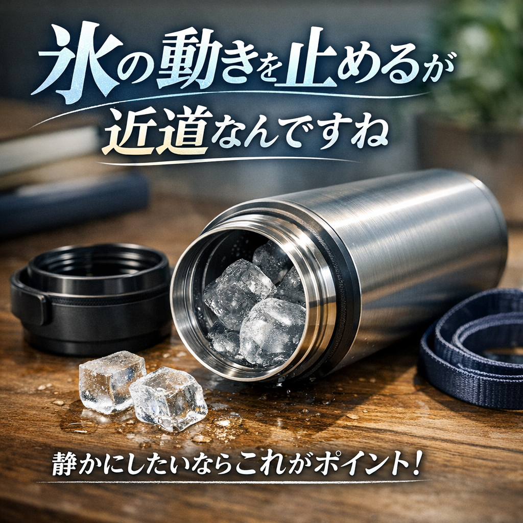 静かにしたいなら「氷の動きを止める」が近道なんですね