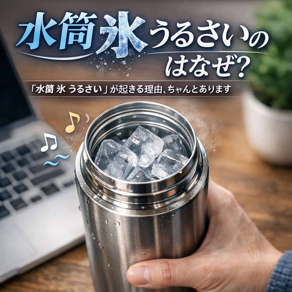 「水筒 氷 うるさい」が起きる理由、ちゃんとあります