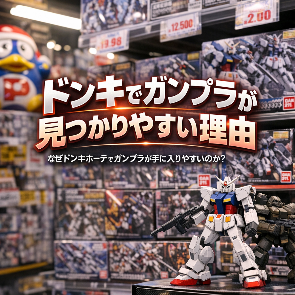 ドンキでガンプラが見つかりやすいと言われる理由
