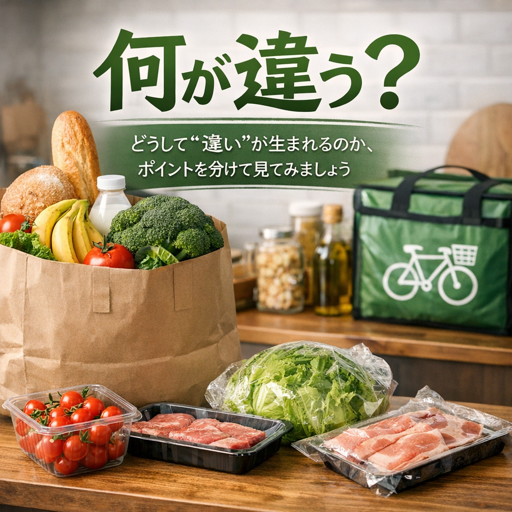 どうして“違い”が生まれるのか、ポイントを分けて見てみましょう