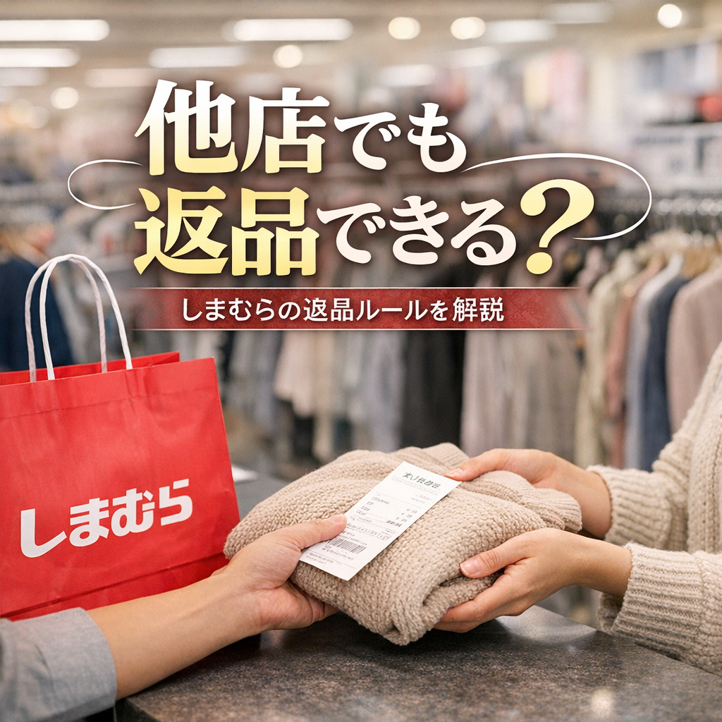 しまむらさんは他店でも返品できるとされています