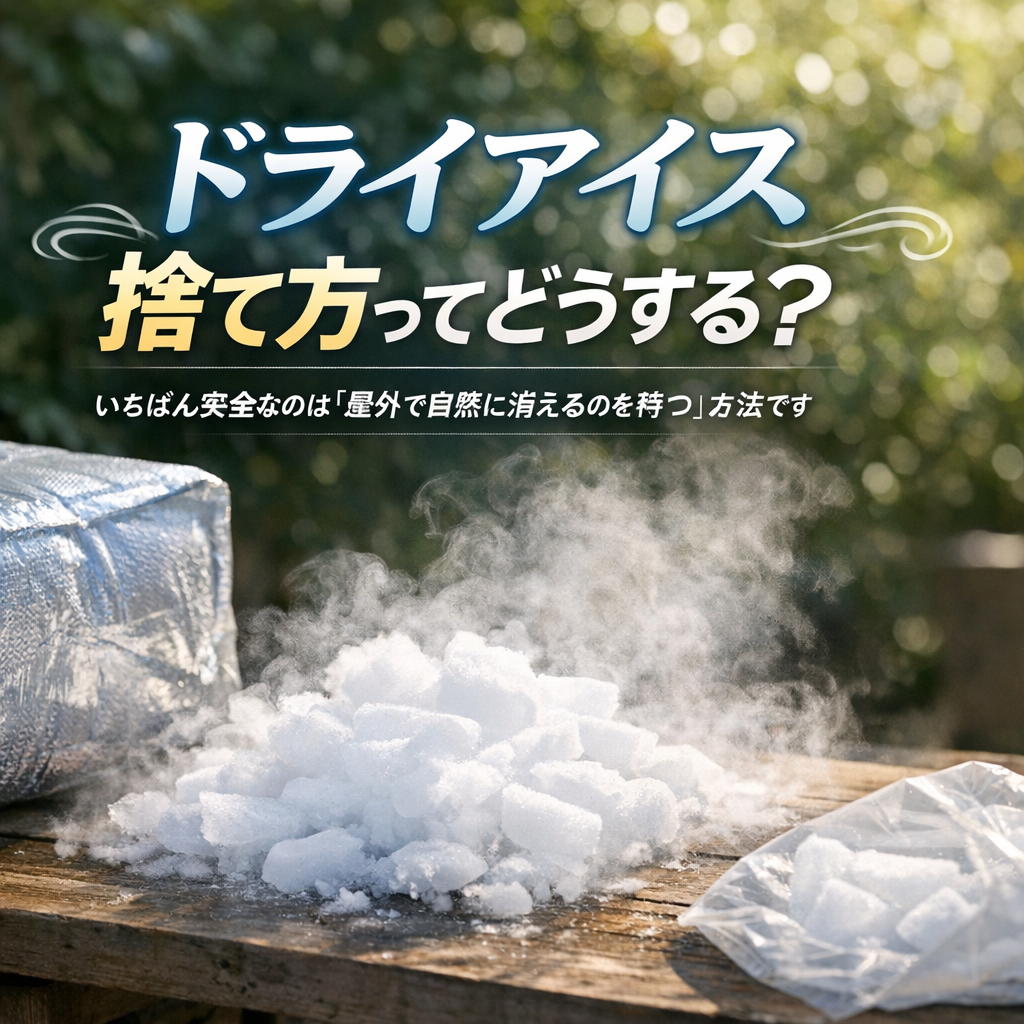 いちばん安全なのは「屋外で自然に消えるのを待つ」方法です