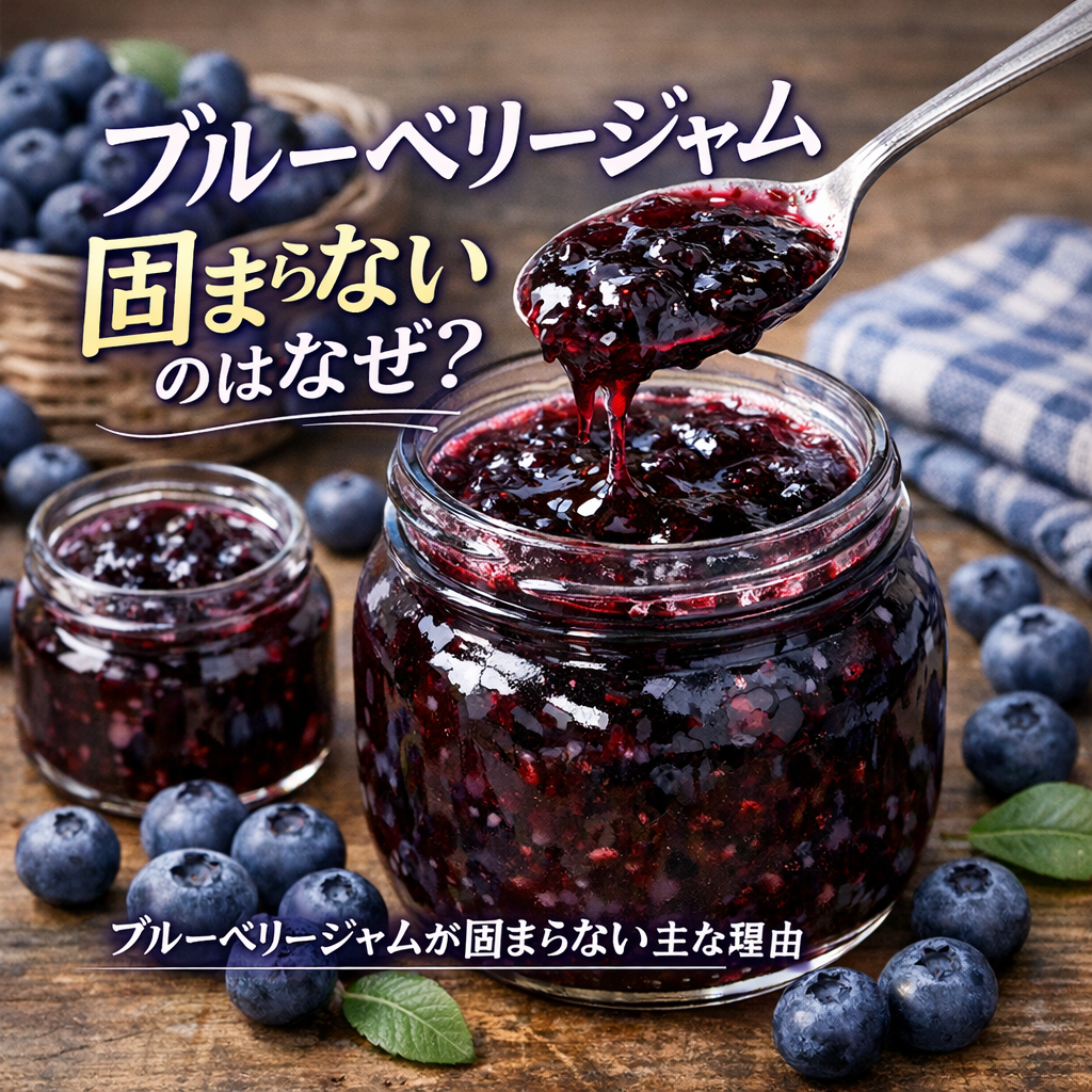 ブルーベリージャムが固まらない主な理由