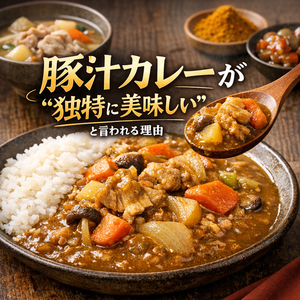 豚汁カレーが“独特に美味しい”と言われる理由