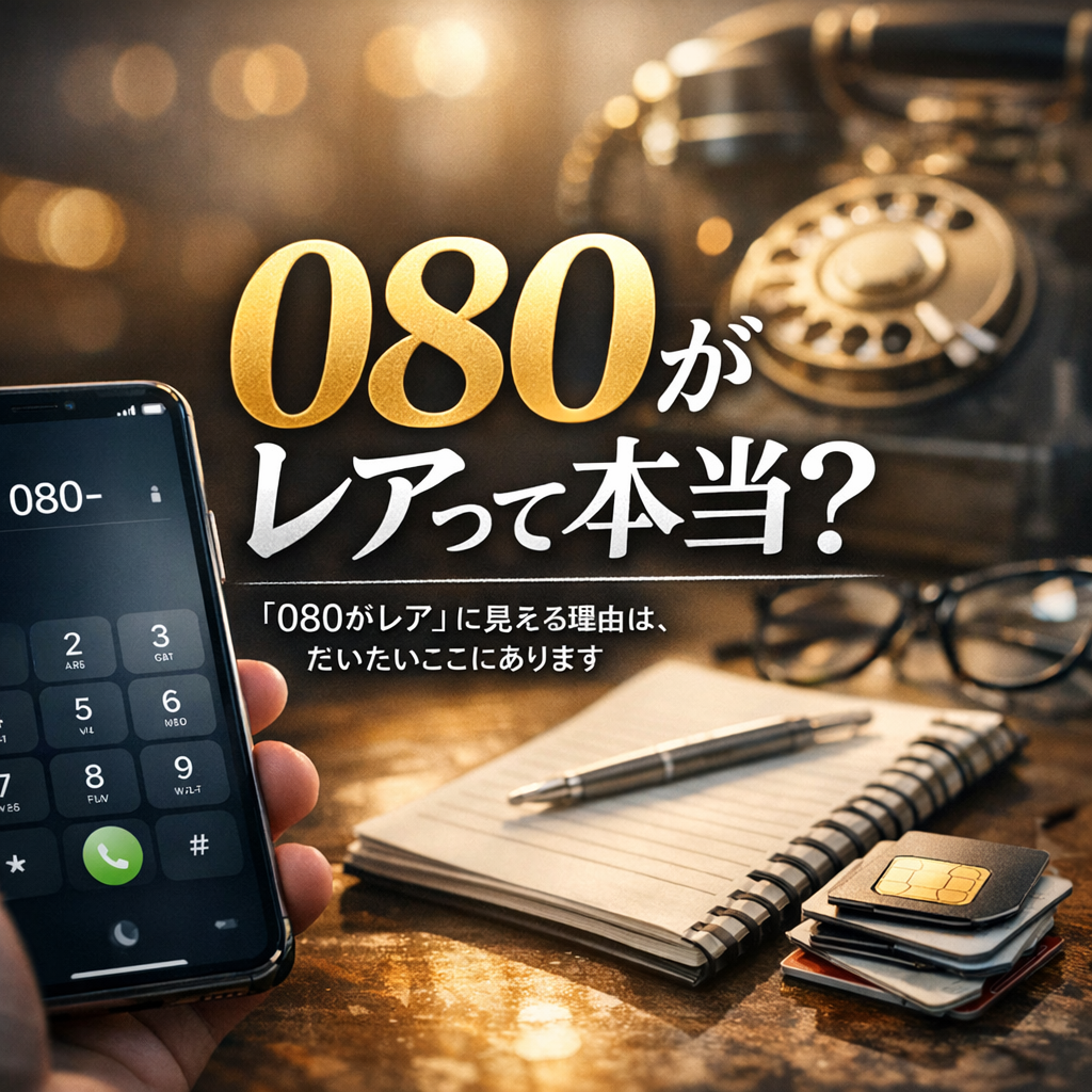 「080がレア」に見える理由は、だいたいここにあります
