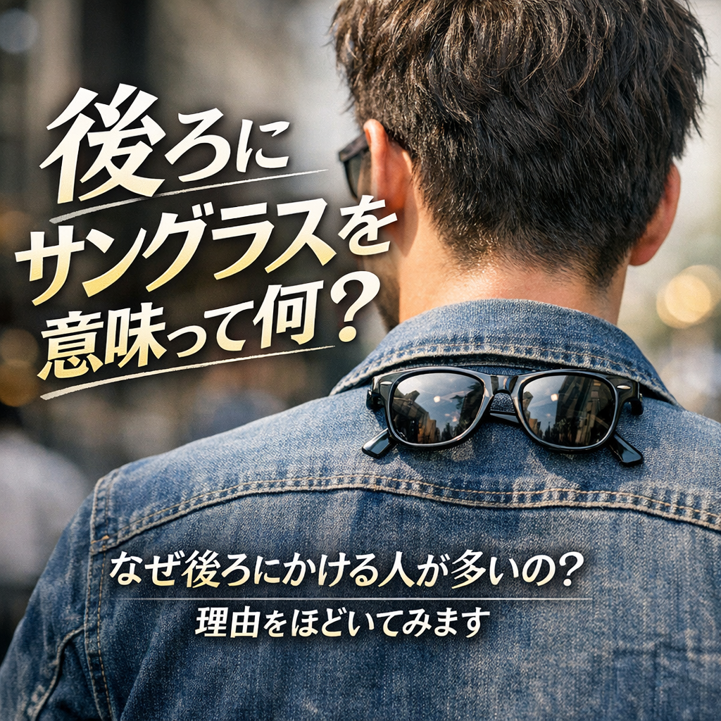 なぜ後ろにかける人が多いの？理由をほどいてみます