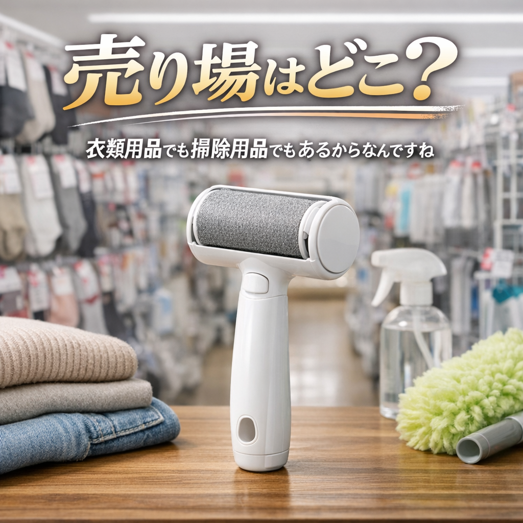 売り場がズレやすいのは、衣類用品でも掃除用品でもあるからなんですね
