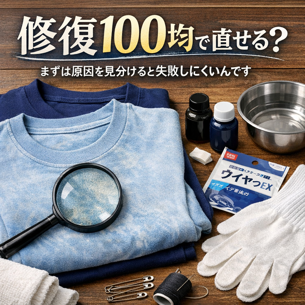 まずは原因を見分けると失敗しにくいんです