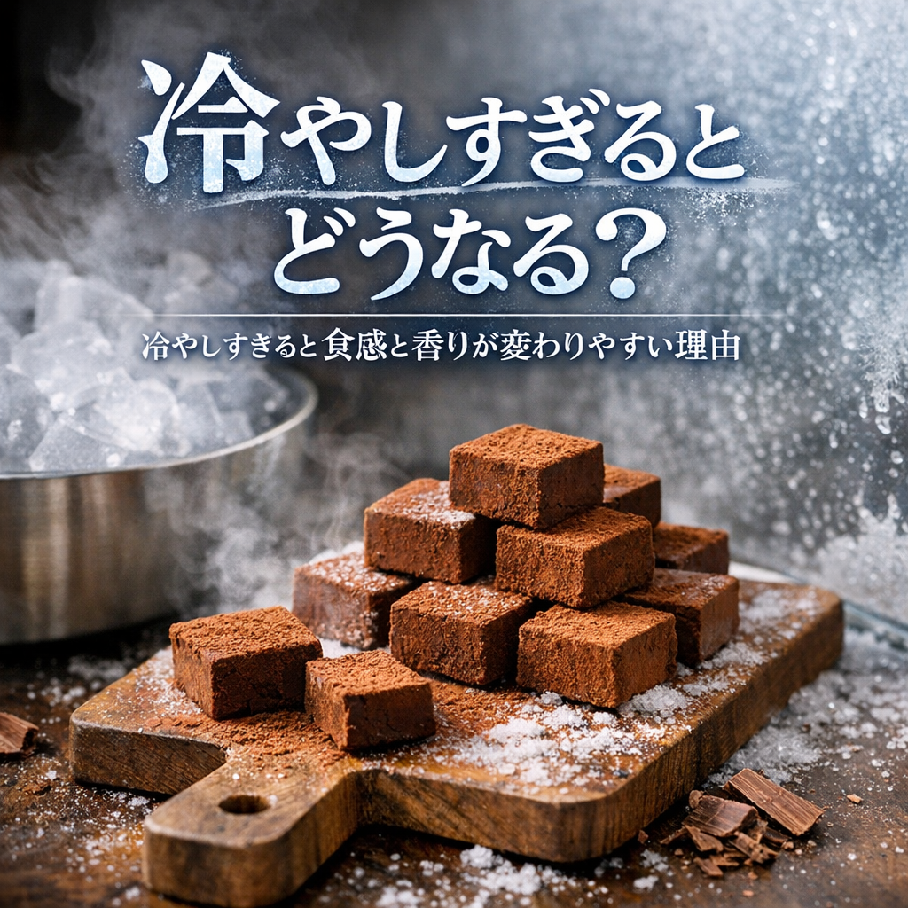 冷やしすぎると食感と香りが変わりやすい理由