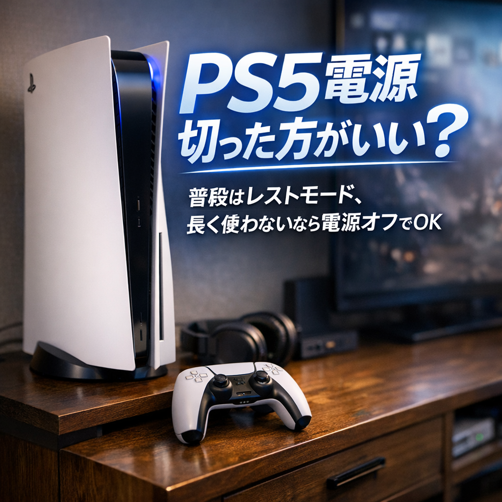 基本は「普段はレストモード、長く使わないなら電源オフ」でOK