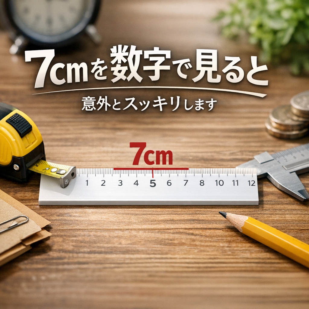 7cmを数字で見ると、意外とスッキリします