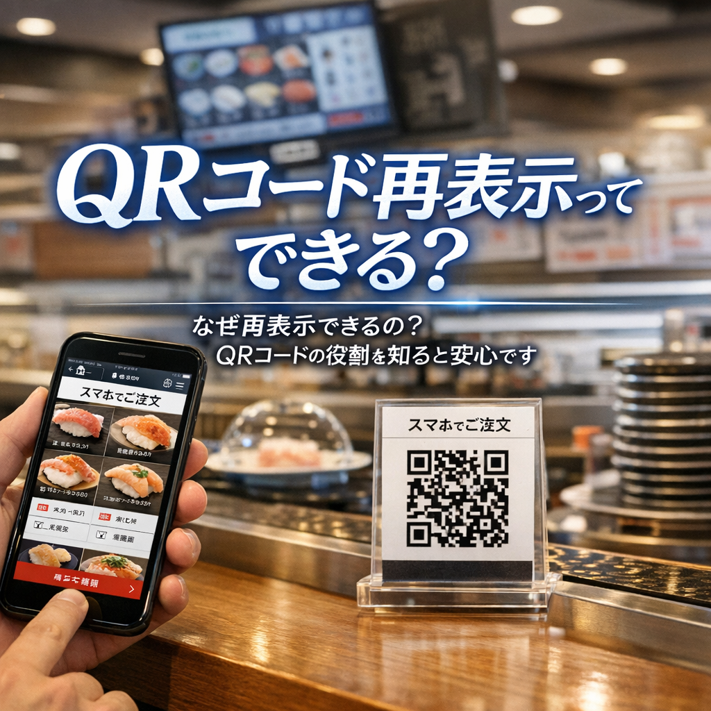なぜ再表示できるの?QRコードの役割を知ると安心です