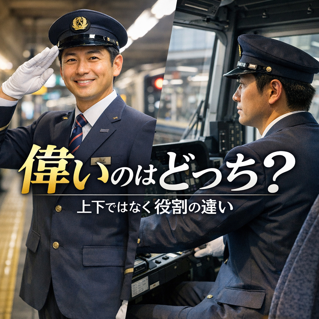 「偉い」は一つじゃないので、結論は“上下ではなく役割の違い”になりやすいんですね