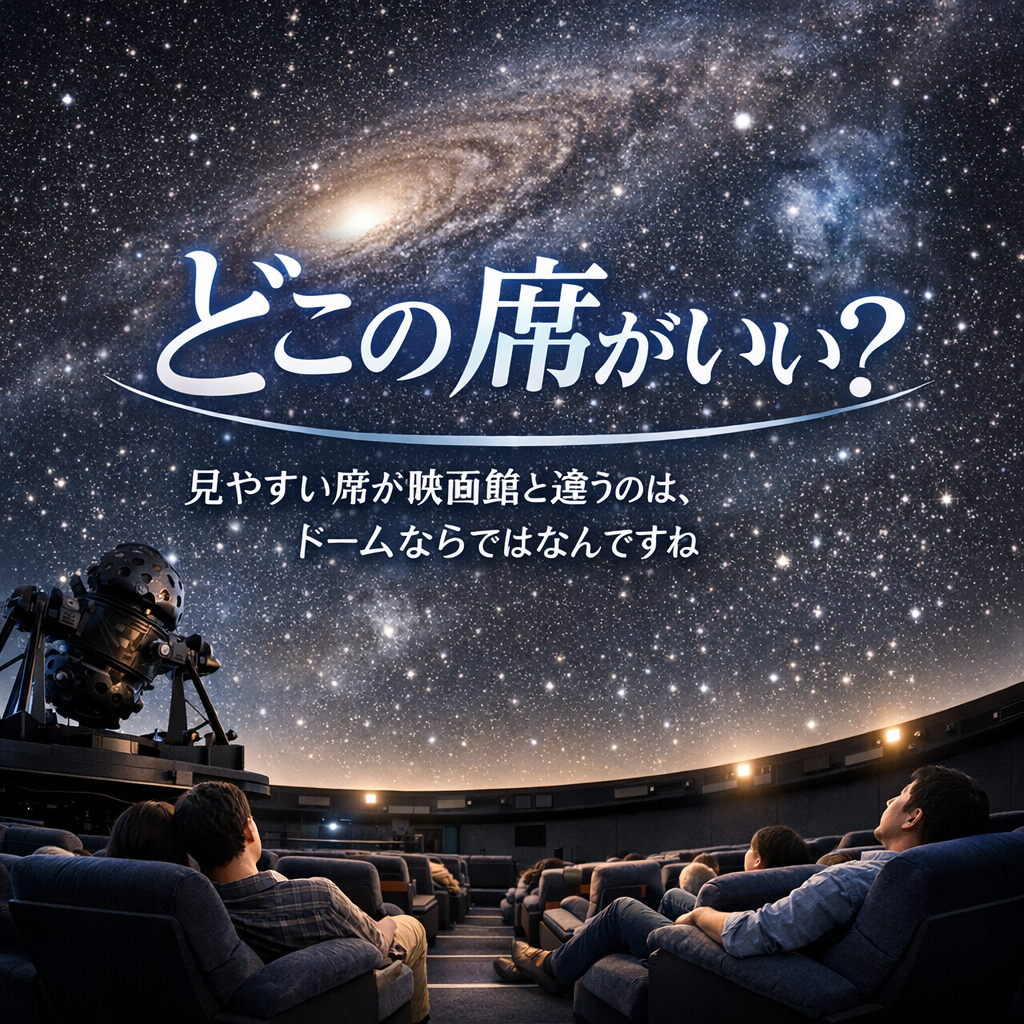 見やすい席が映画館と違うのは、ドームならではなんですね
