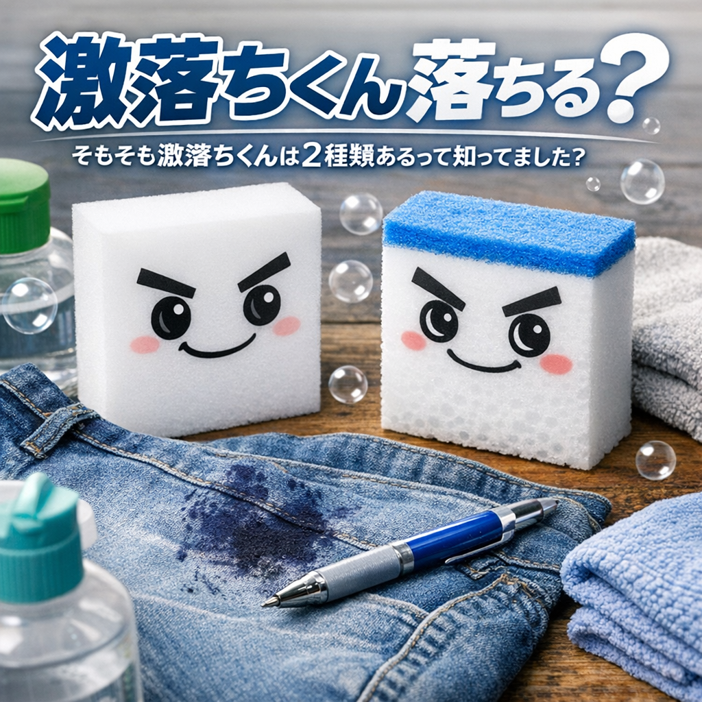 そもそも激落ちくんは2種類あるって知ってました?
