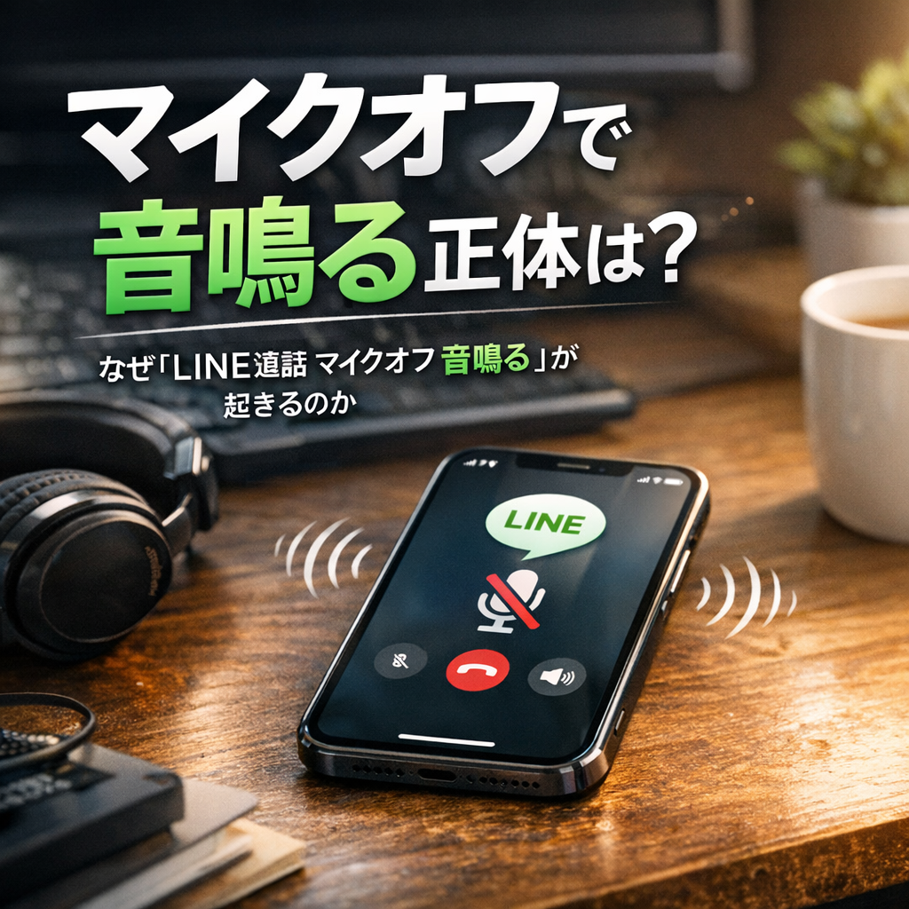 なぜ「line通話 マイクオフ 音鳴る」が起きるのか