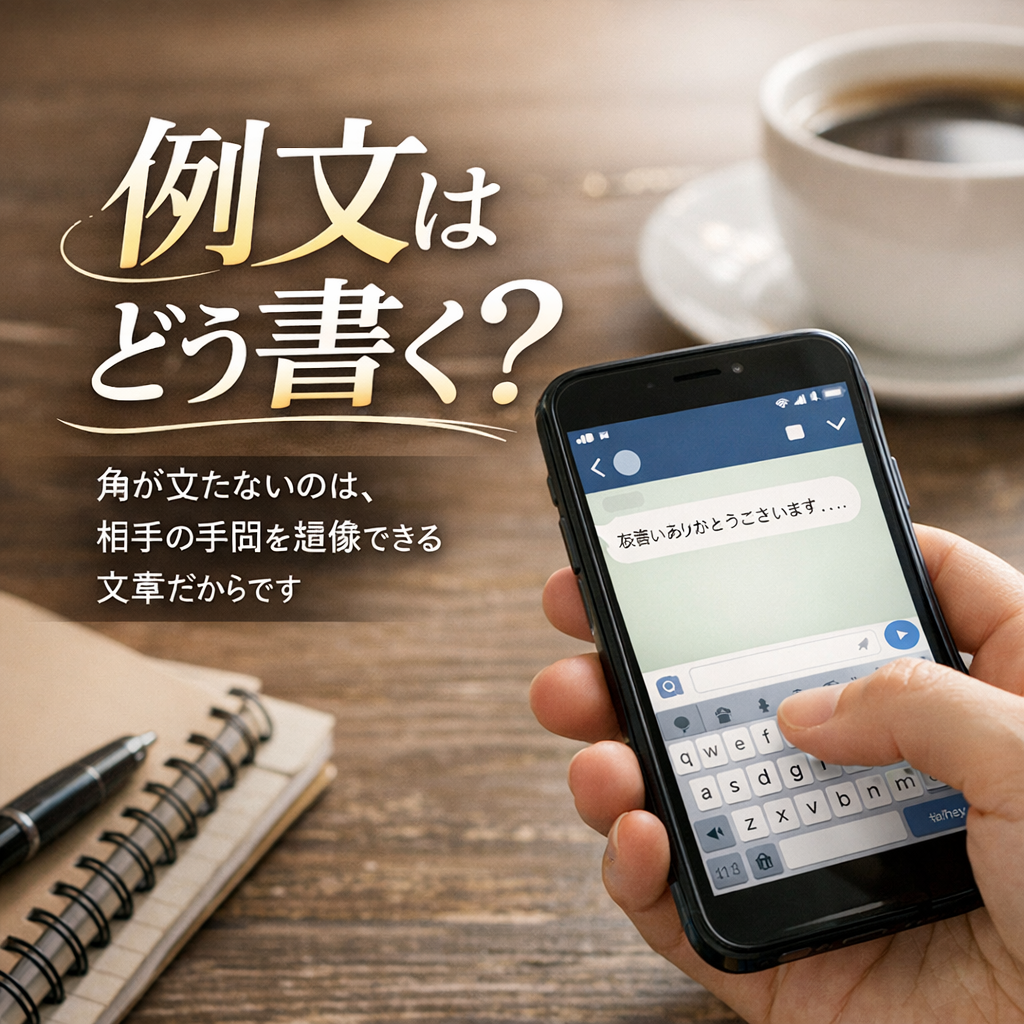 角が立たないのは、相手の手間を想像できる文章だからです