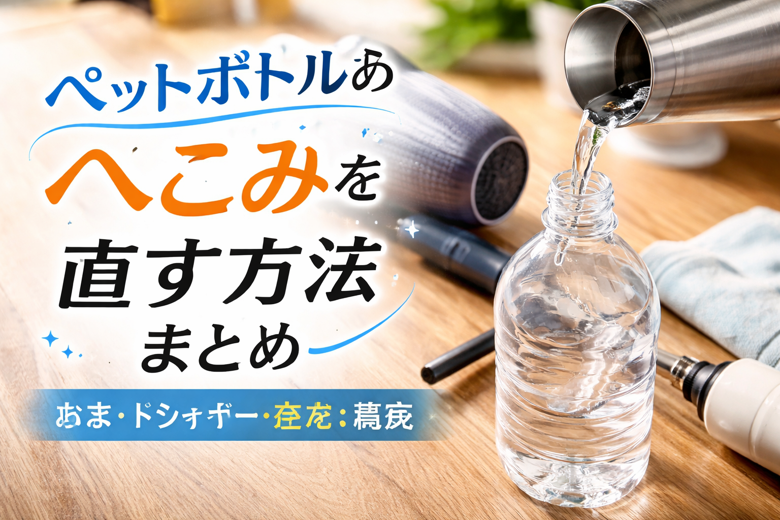 ペットボトルのへこみはなぜ直せる？「熱」と「空気」の基本