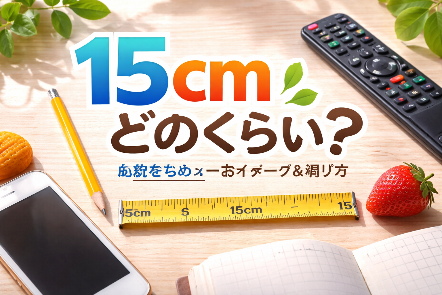 15cmどのくらい？まずは単位換算でスッキリ