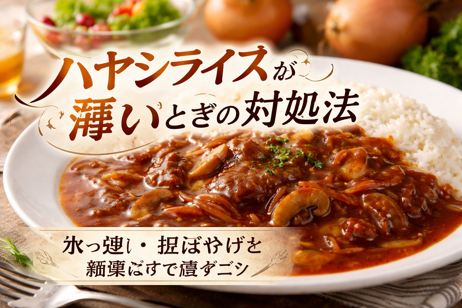ハヤシライスが「薄い」と感じる原因を先に整理しよう