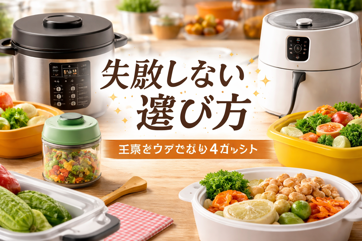 失敗しない選び方（主婦がラクになる4ポイント）