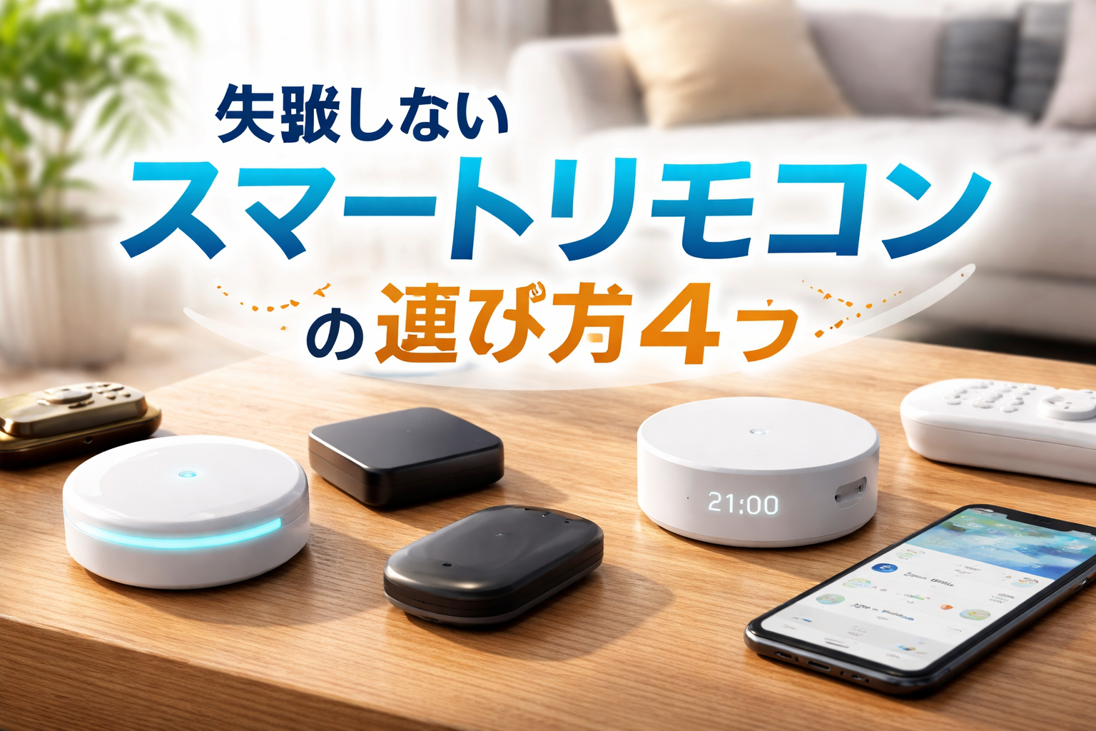 失敗しないスマートリモコンの選び方（4つ）