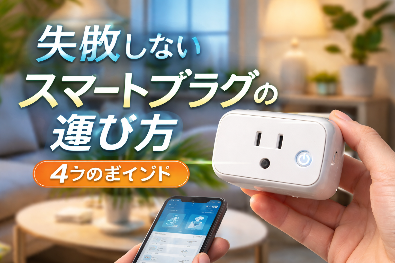 失敗しないスマートプラグの選び方(4つ)